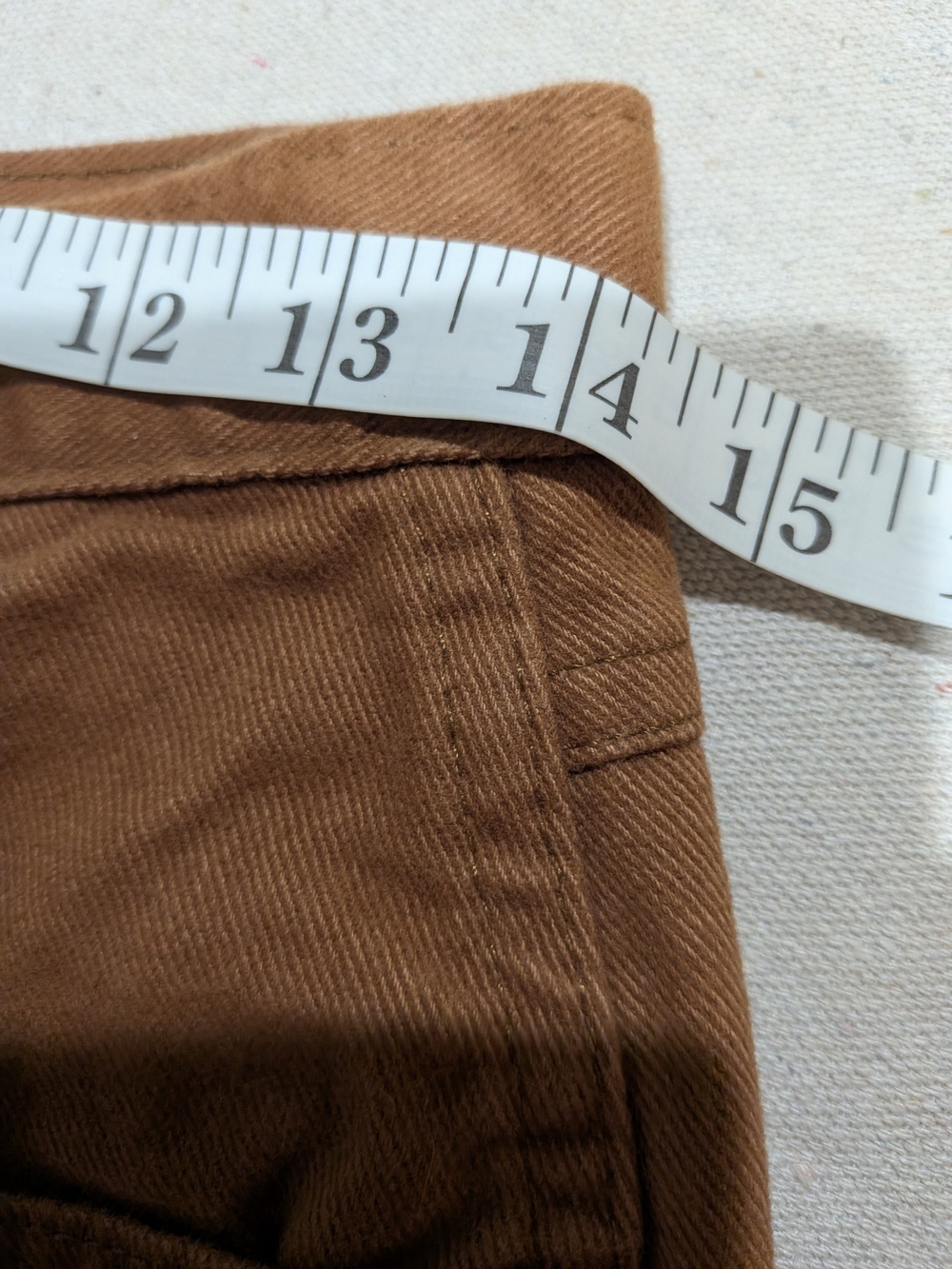 Vintage 1990s Women's Jordache Basics High Rise Brown Deadstock Jeans - Picture 9 of 12
